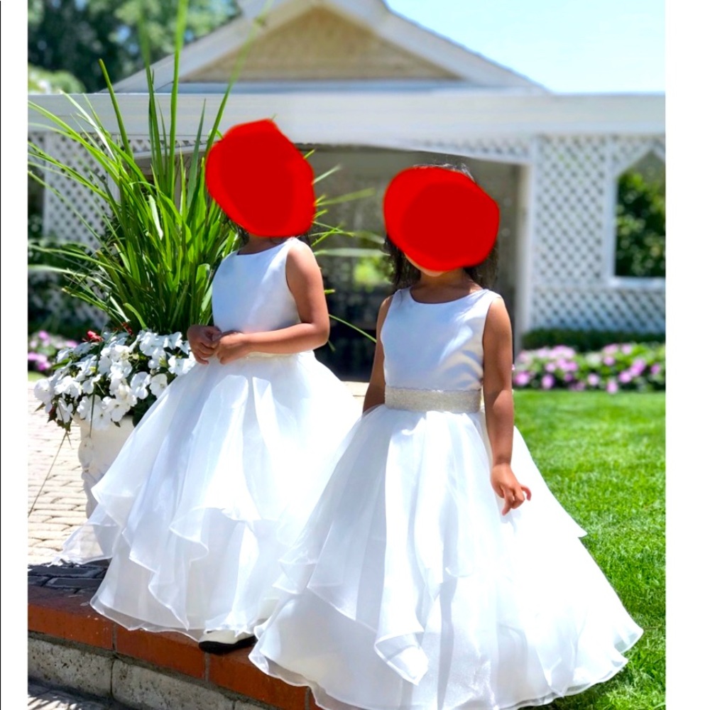 White Flower Girl Dresses 2 for $50